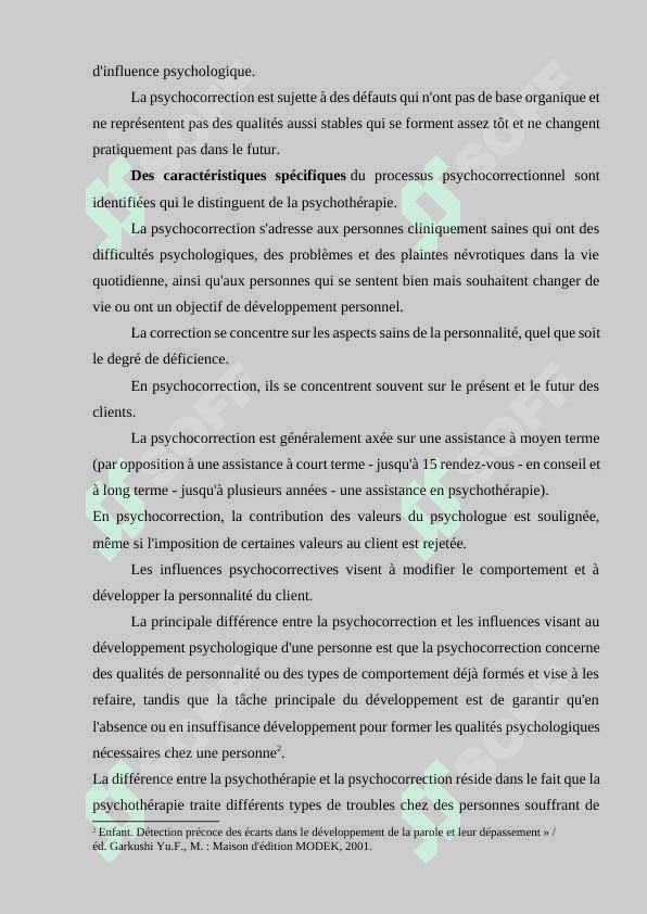 LES GRANDES ORIENTATIONS DE LA CORRECTION PEDAGOGIQUE 6