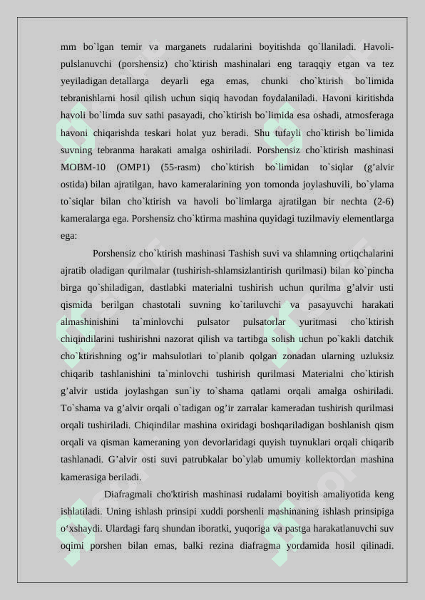 Cho’ktirish qurilmalari ishlash prinsipi 4