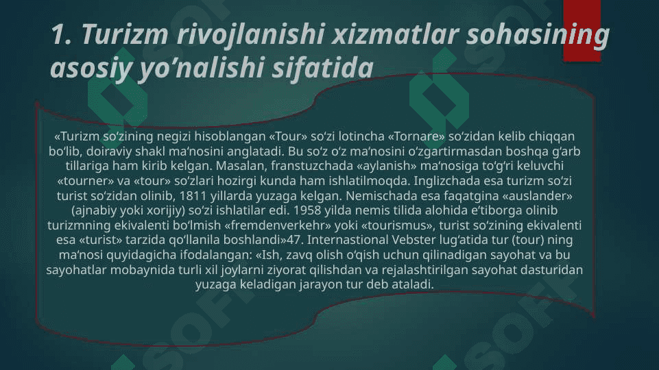 Mavzu: TURISTLARGA TRANSPORT XIZMATI KO’RSATISH 3