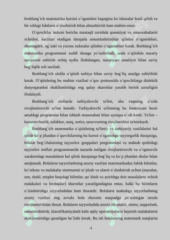 O`quvchilarda masala yechish uquvini shakllantirish 4