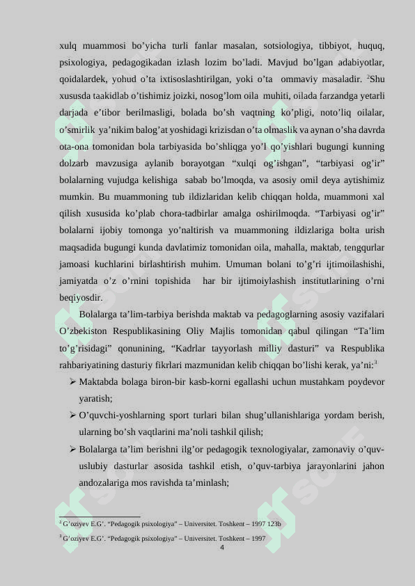 Tarbiyasi og’ir o’smirlar – ijtimoiy pedagogik faoliyat obyekti sifatida 4