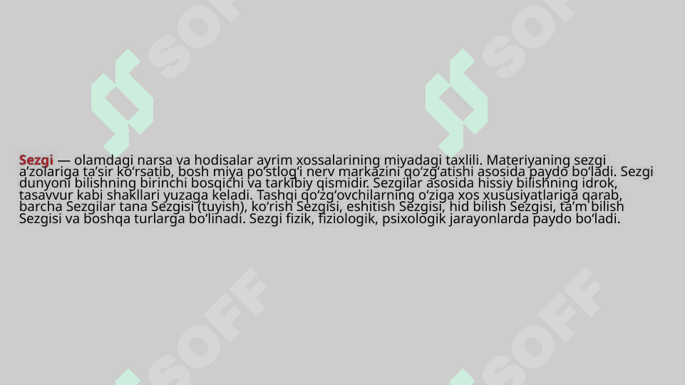 Sezgilar haqida tushuncha 3