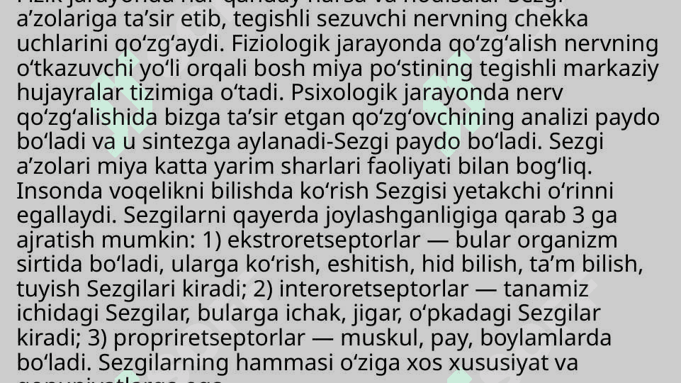 Sezgilar haqida tushuncha 4