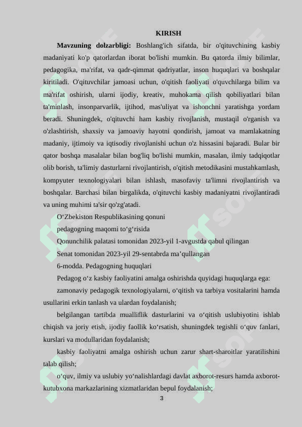 BOSHLANG‘ICH SINF O‘QITUVCHISINING KASBIY MADANIYATI 3