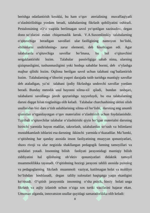 Garmonik tebranishlar. Prujinali va matematik mayatniklar 7