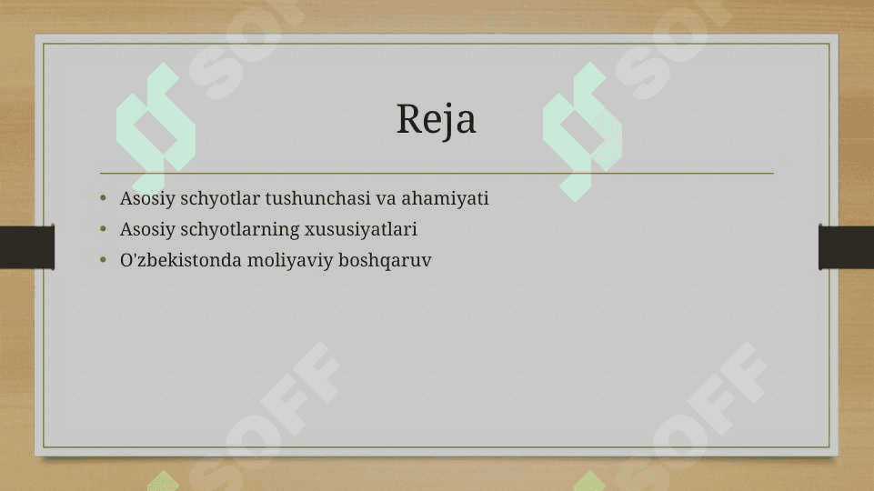Asosiy schyotlar toʻgʻrisida tushuncha va ularning xususiyatlari 2