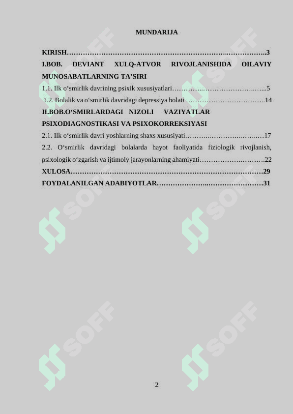 O’smirlarda devient xulq-atvor shakllanishida oilaviy nizolarning ta‘siri 2
