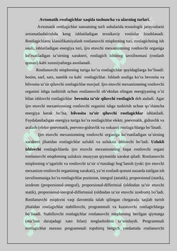 Dezilarning rostlagichlari 2