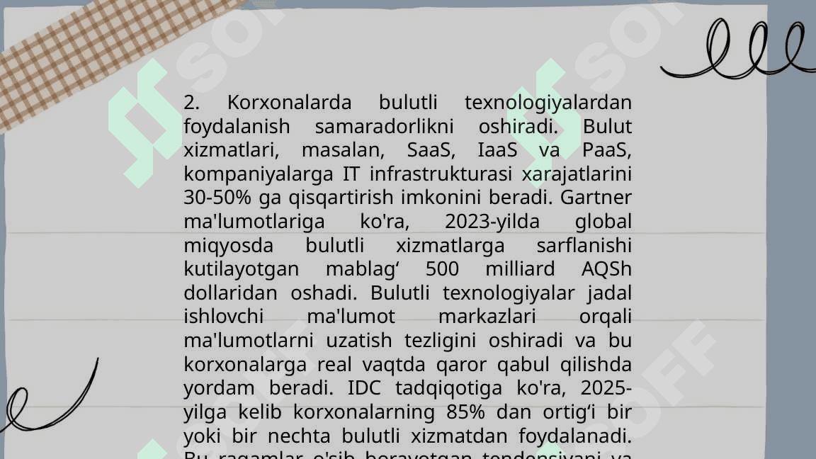 Korxonani boshqarishda axborot texnologiyalari 4