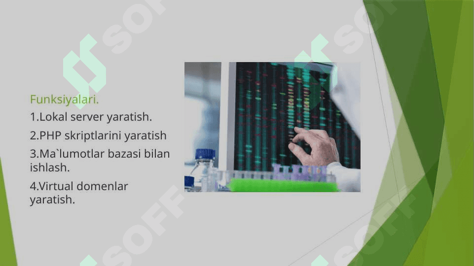 Denwer dasturi bo`yicha ish olib borish 6