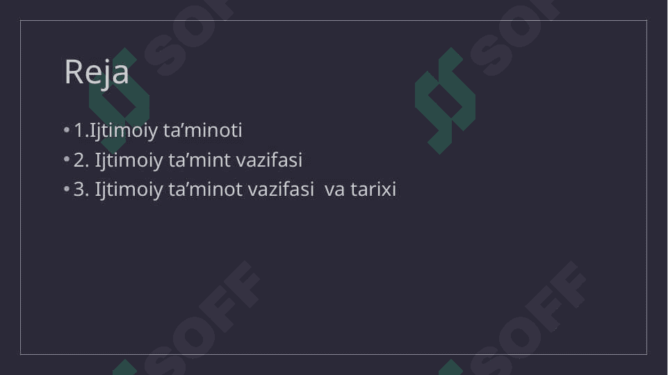 Ijtimoiy taʼminot: Uning vazifasi , tarixi va kelajagi 2