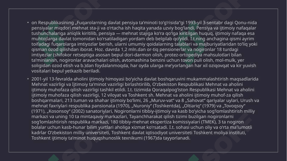 Ijtimoiy taʼminot: Uning vazifasi , tarixi va kelajagi 4