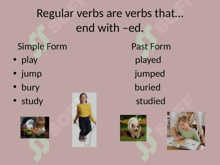 Regular and Irregular Verbs 3