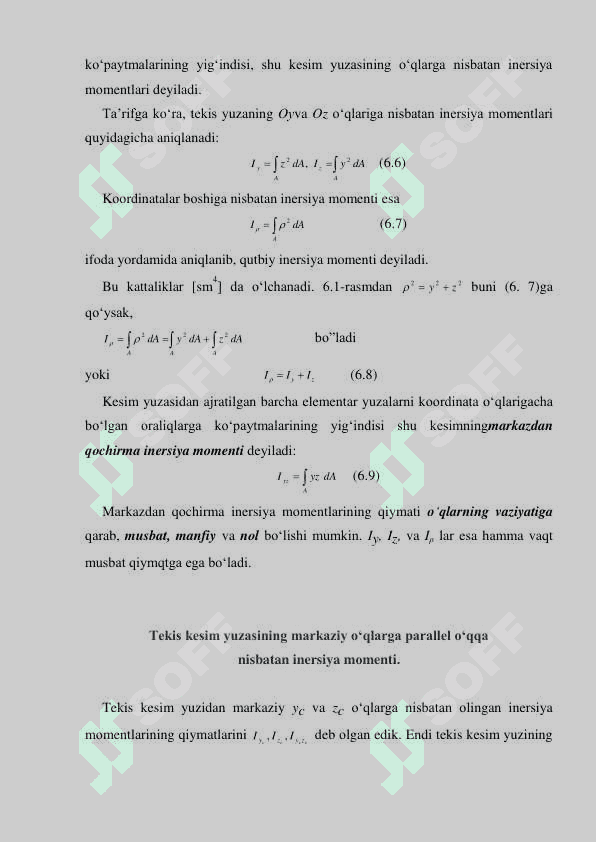 . Tekis kesim yuzalari 4