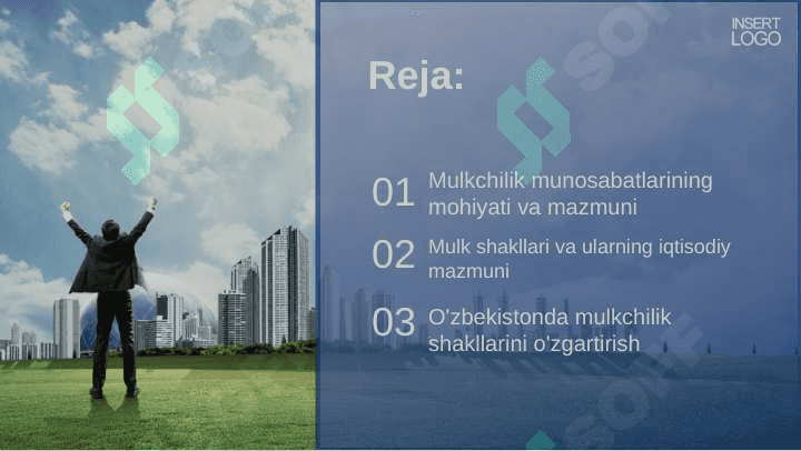 'Mulkchilik shakllari o'zgarishining yo'llari va usullari 2