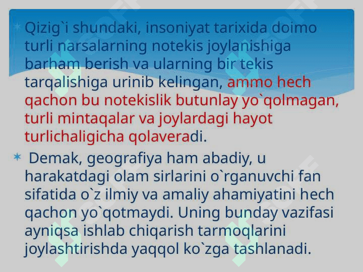 Ishlab chiqarish kuchlarini joylashtirish va hududiy tashkil qilish 5