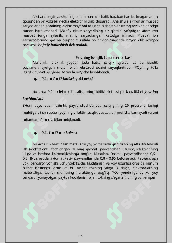 Elektr payvandlash usuli 4