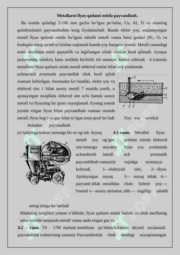 Elektr shlak payvadlash 2