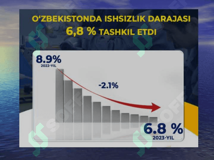 O'zbekiston Respublikasida mehnat bozorining shakllanishi va ishsizlikni o'ziga xos xususiyatlari 8