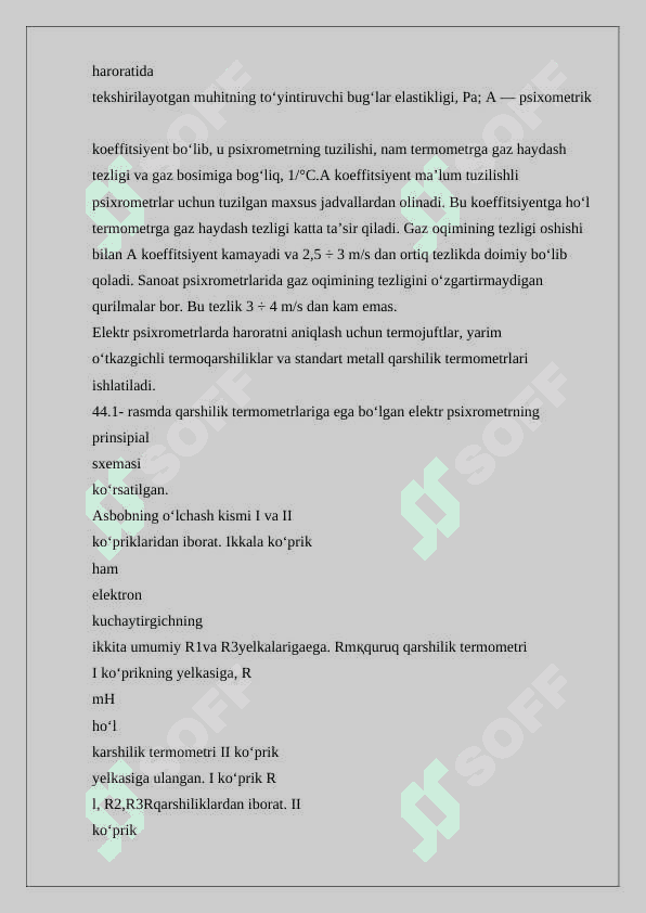 Gazlarning namligini o‘lchash 4