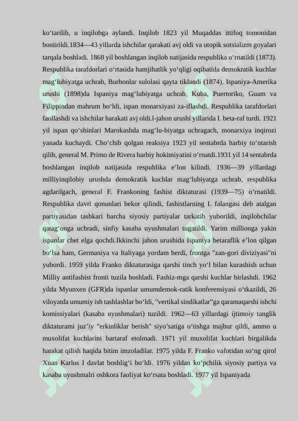 “ISPANIYA DAVLATIGA  IQDISODIY-GEOGRAFIK TAVSIF” 4