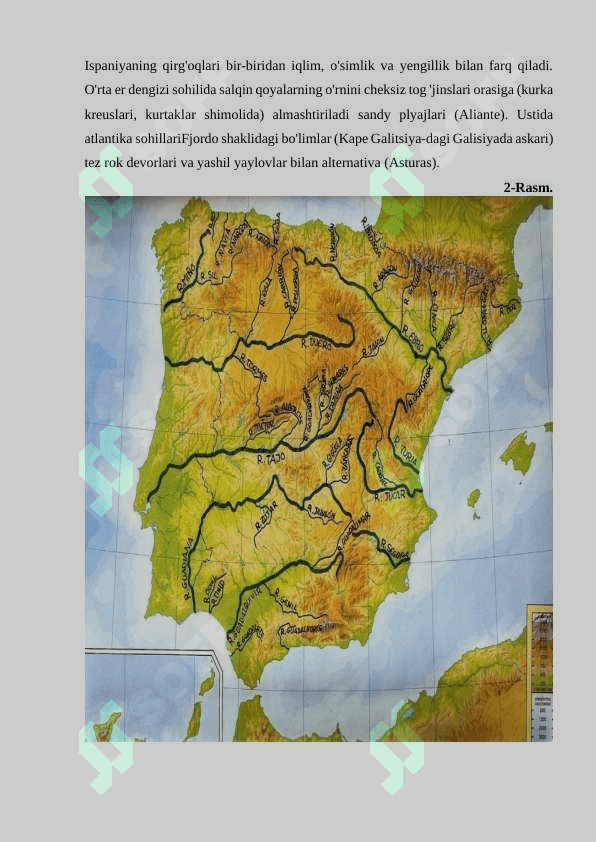 “ISPANIYA DAVLATIGA  IQDISODIY-GEOGRAFIK TAVSIF” 7