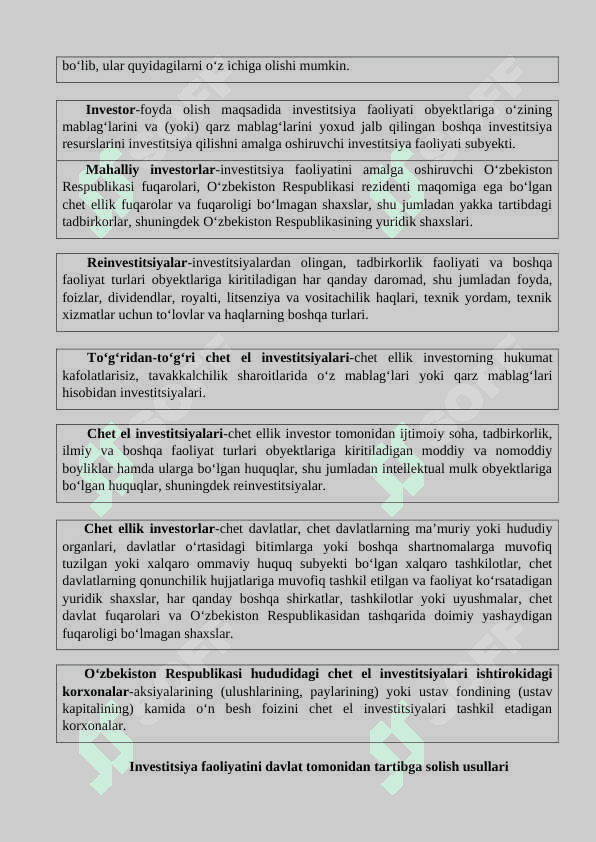 DАVLАTNING INVЕSTITSIУА SIУОSАTI 3