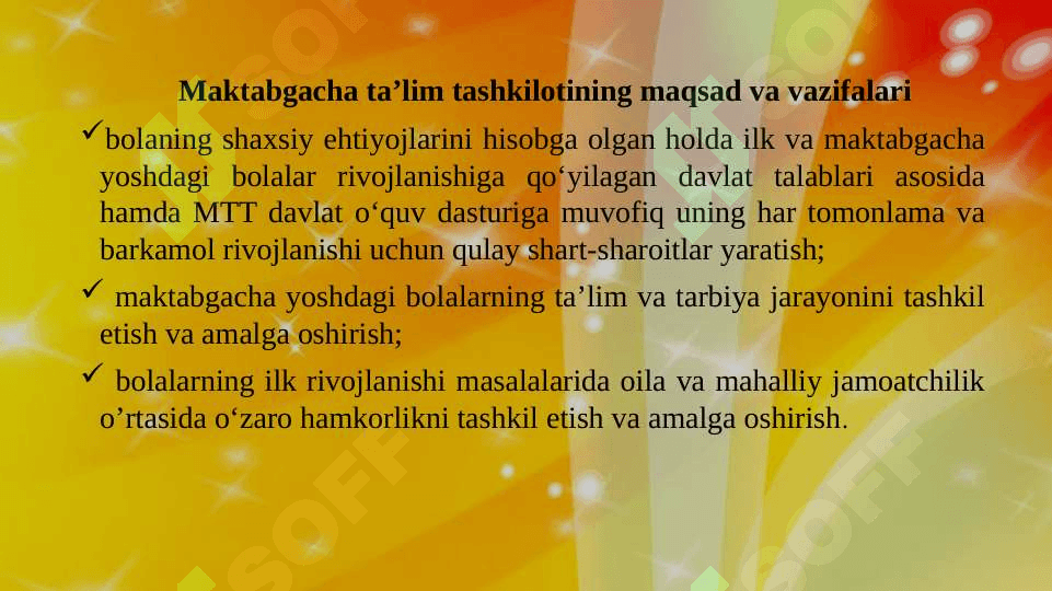 Takomilashgan ilk qadam davlat dasturi 5
