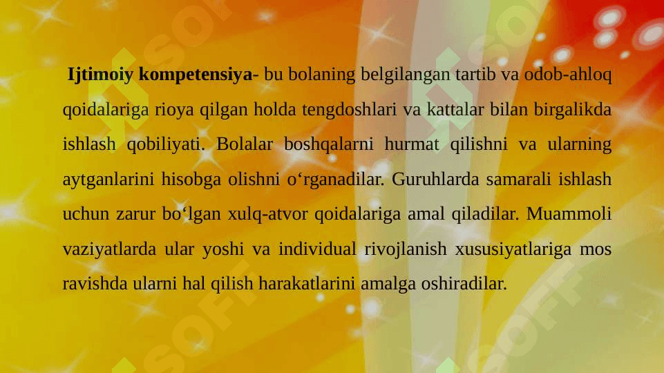 Takomilashgan ilk qadam davlat dasturi 8