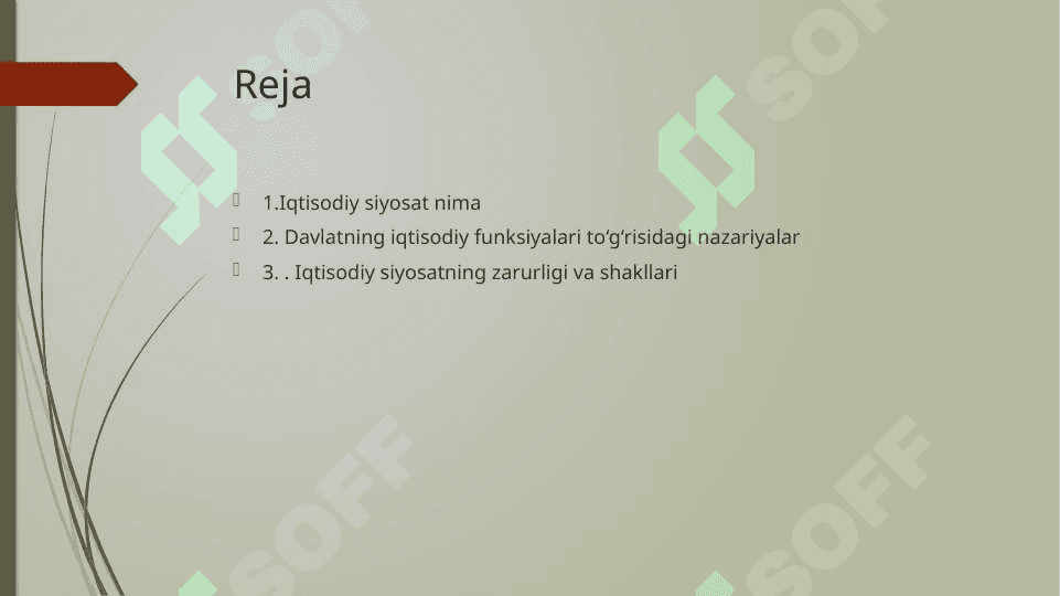 Iqtisodiy siyosat asoslari va tarkibi 2