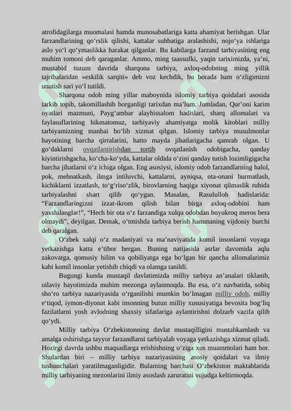 O‘zbek milliy tarbiya texnologiyalari 4