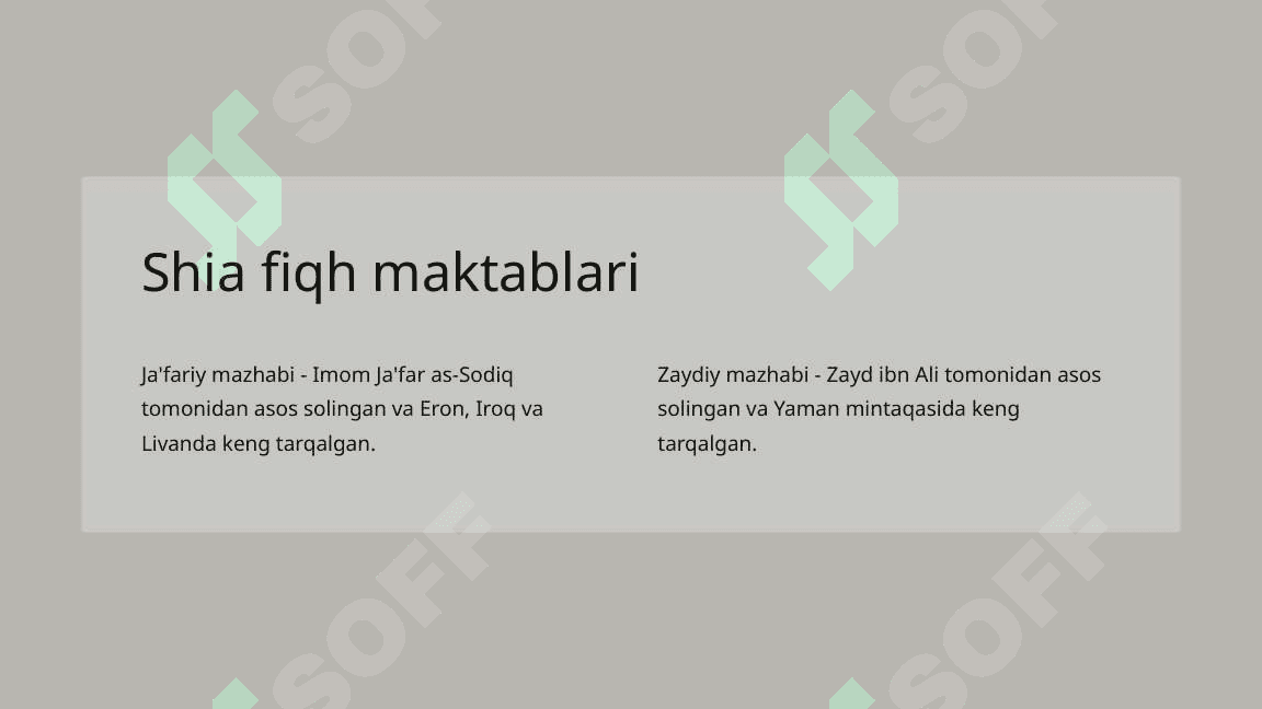 Islom fiqhiy maktablari 7