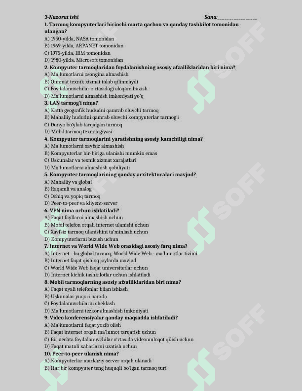 10-sinf informatika test yillik admin 6