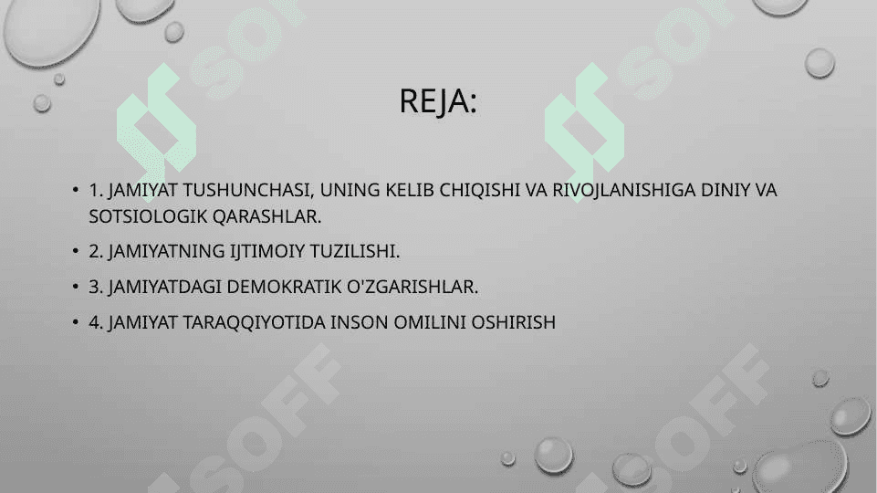 Jamiyat va insonning falsafiy muammolari 2