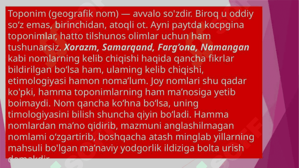 O‘zbekistondagi diniy va muqaddass hisoblangan toponimlar 3