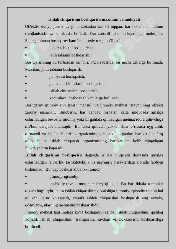 Ishlab chiqarish korxonalari loyihalash mexanika va Robototexnika jihozlarini 2