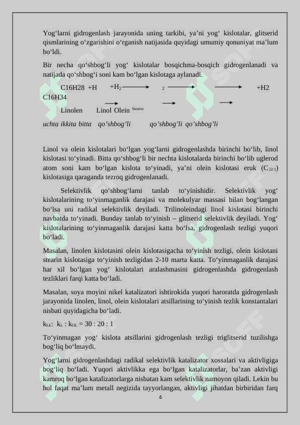 Ishlab chiqarishning nazariy asoslari 6