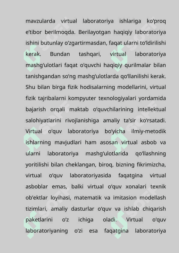 VIRTUAL LABORATORIYA MASHG‘ULOTLARINING AHAMIYATI 2