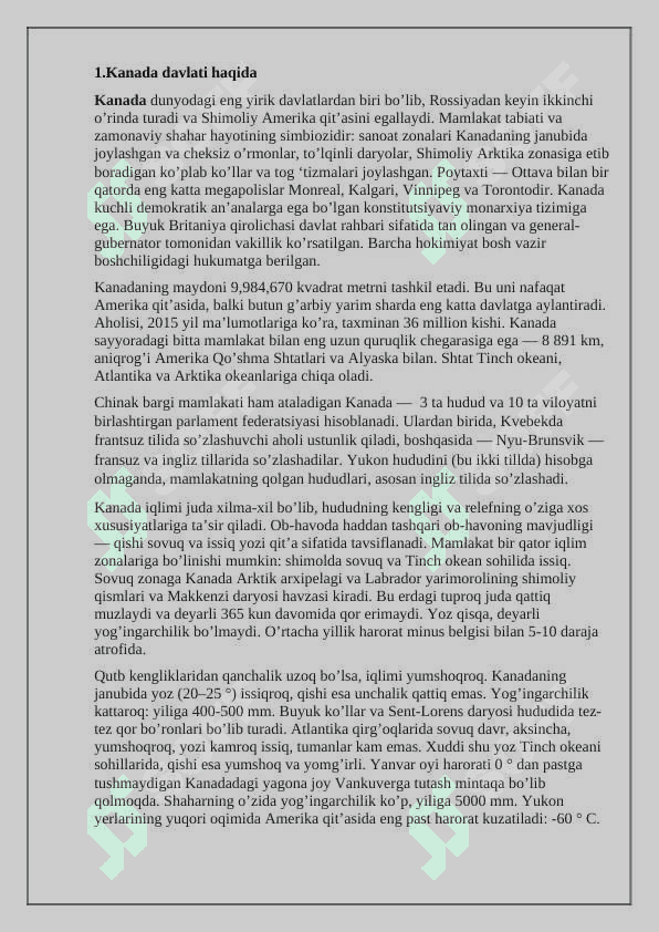 Kanada ta’lim tizimi 2