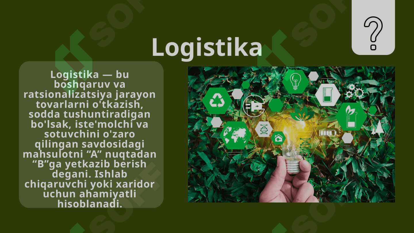 Qishloq xo’jaligining logistik tizimi faoliyatini baholash 2