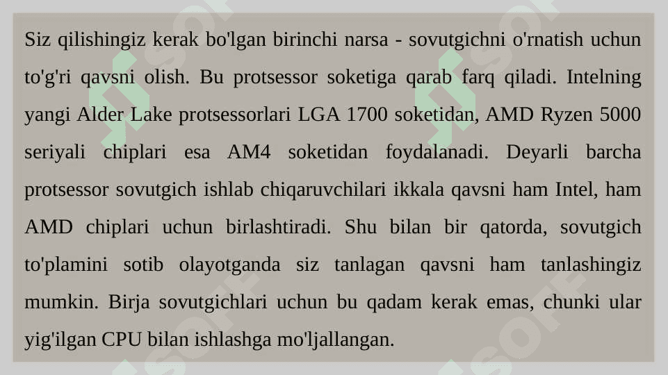 Sovutish tizimini o‘rnatish 3