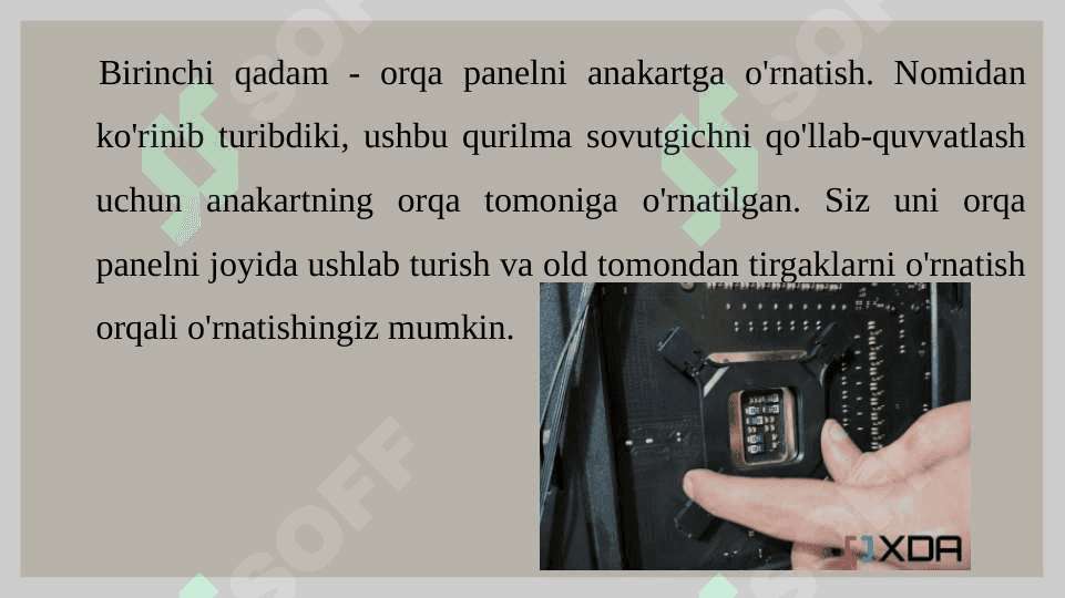 Sovutish tizimini o‘rnatish 4