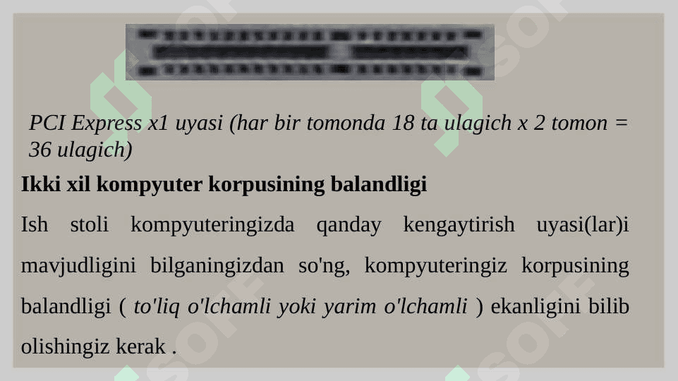 Kengaytirish kartalarini ulash va ishlatish 5