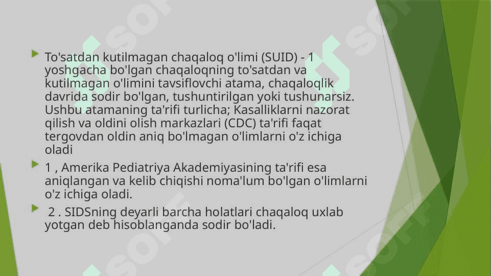 Chaqaloqda to’satdan o’lim sindromi 3