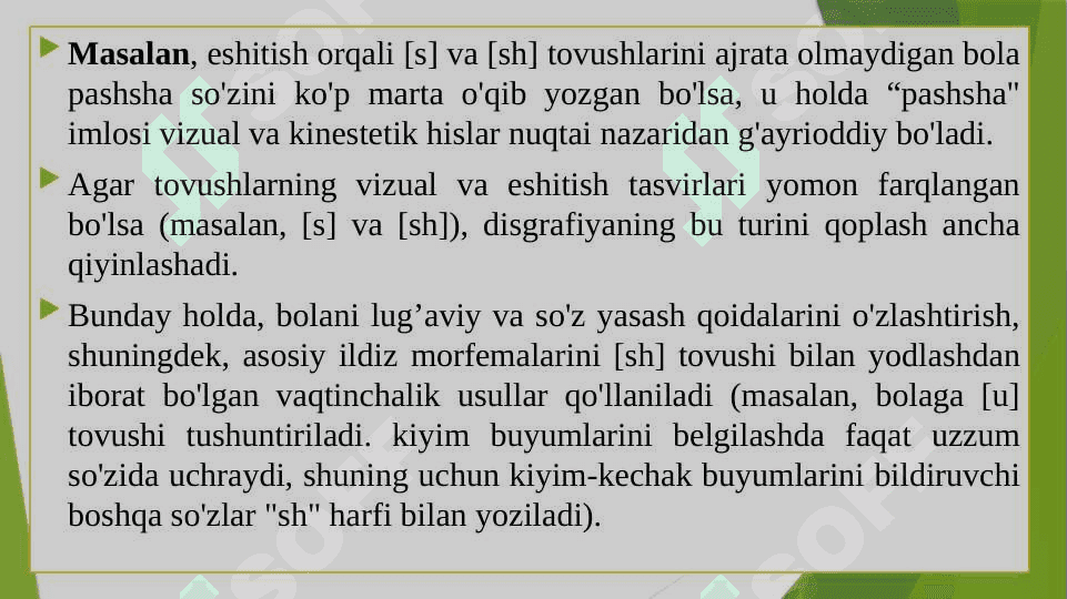 Kar bolalarning daktil, imo-ishora nutqining o'ziga xos xususiyatlari. 5