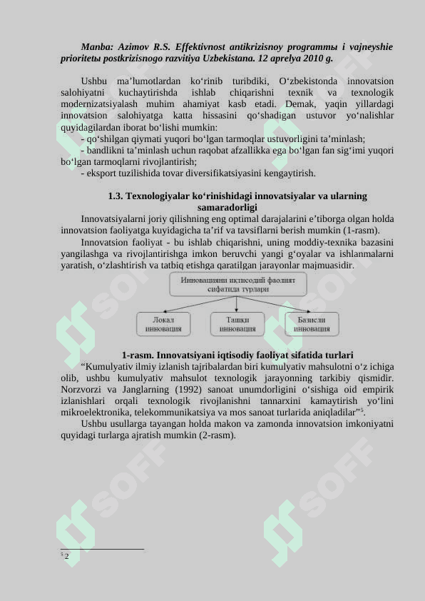 Innovatsion iqtisodiyot 4