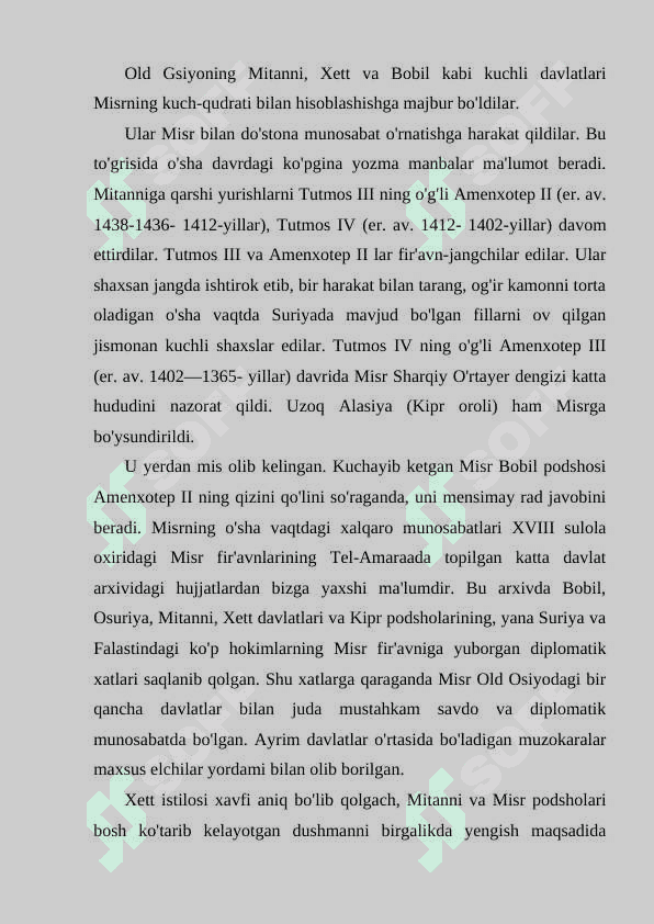 Yangi podsholik davrida Misr 6