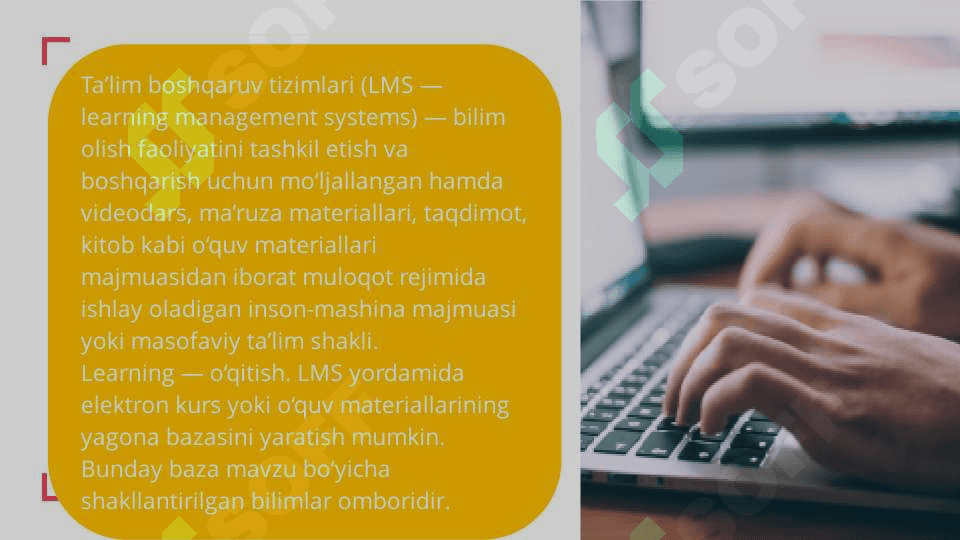LMS(Learning management system) -ta'limni boshqarish tizimlari 3