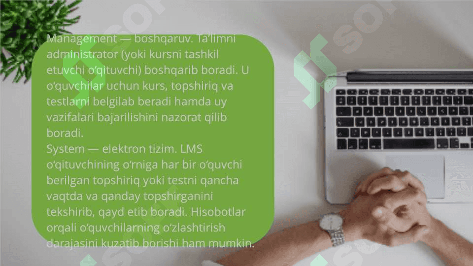 LMS(Learning management system) -ta'limni boshqarish tizimlari 4