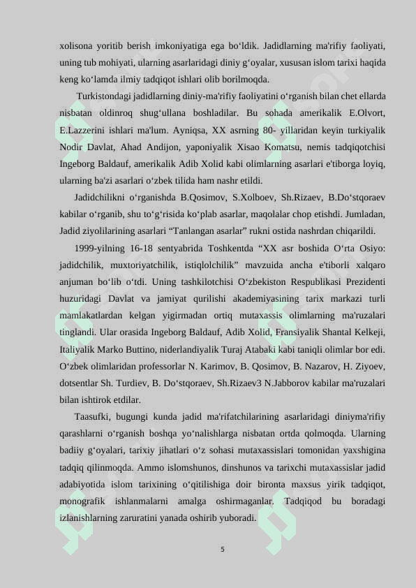 PEDAGOG FAOLIYATIDA JADID MA`RIFATPARVARLARINING MEROSIDAN FOYDALANISH 5